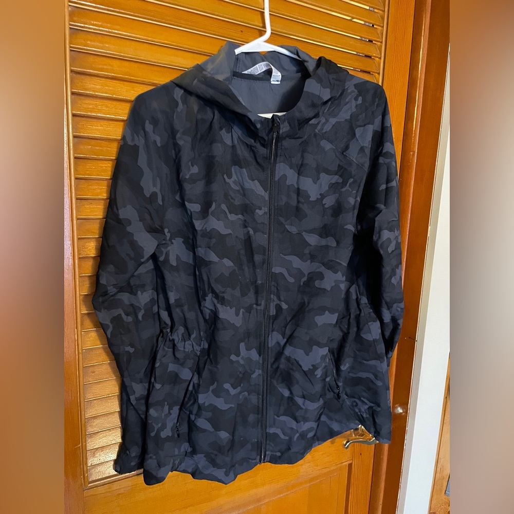 RBX Black Camo Windbreaker